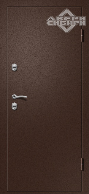 Дверь входная ТРИЕРА -100 (TERMO - МДФ) Дуб темный 