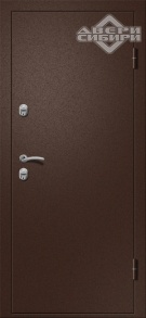 Дверь входная ТРИЕРА -100 (TERMO - МДФ) Дуб темный 
