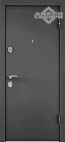 Дверь входная Х7 PRO Темно-серый букле графит, вн. Перламутр белый C65-S 
