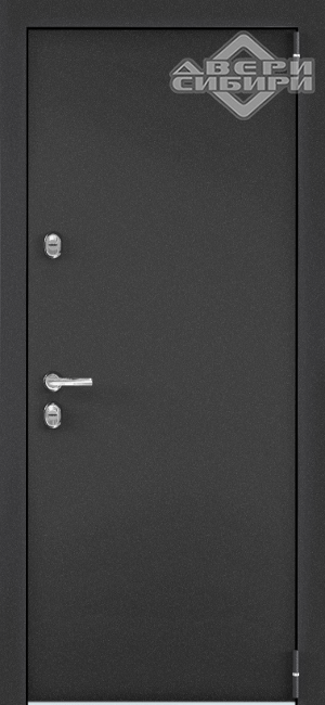 Дверь входная Snegir PRO н.Темно-серый букле графит, вн. Бьянко S60-С3