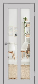 Полотно Optima Porte Парма_421.22 ЭКО-шпон Пепельный